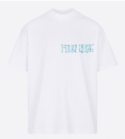 'Under water' Graphic T-shirt. (White)